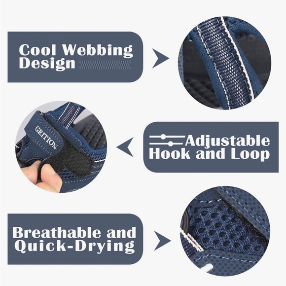 Grition Men’s Outdoor Water/hiking boating sandal - Picture 5 of 12